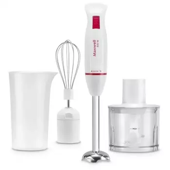 Блендер погружной Maxwell MW-1172 800Вт белый