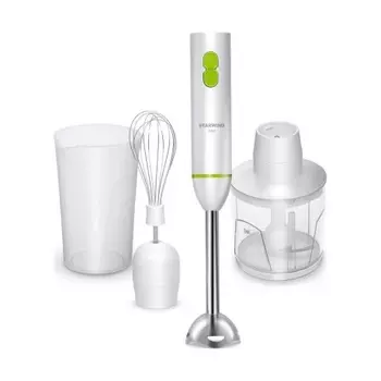 Блендер погружной Starwind SBP1113 750Вт белый/зеленый