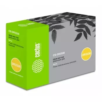Блок фотобарабана Cactus 101R00555 CS-DR3330 черный ч/б:30000стр. для Ph 3330/WC 3345/3335 Xerox