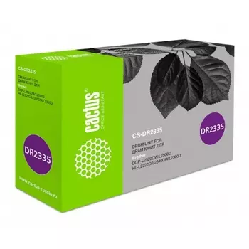 Блок фотобарабана Cactus CS-DR2335 черный ч/б:12000стр. для L2500/2520/2540/HL2300/2340/2360/MFC2700 Brother