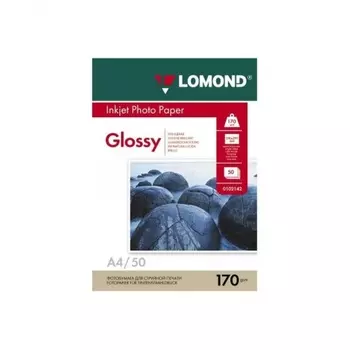 Бумага Lomond 0102142 A4/170г/м2/50л./белый глянцевое для струйной печати