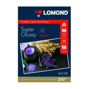 Бумага Lomond 1101112 A4/200г/м2/20л./белый высокоглянцевое для струйной печати