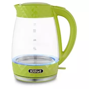Чайник электрический Kitfort КТ-6123-2 салатовый
