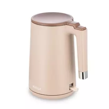 Чайник электрический Kitfort КТ-6662-1 бежевый