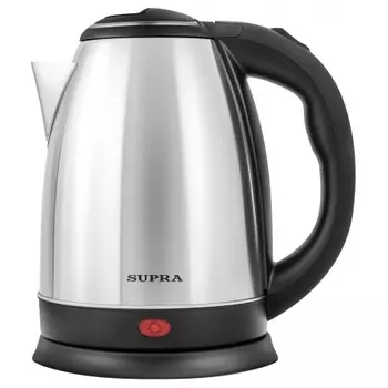 Чайник электрический Supra KES-1801S серебристый/черный