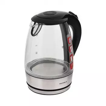 Чайник электрический Supra KES-2001 серебристый/черный