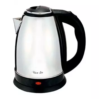 Чайник электрический Великие Реки Чая-3А 1.8л. 1500Вт серебристый