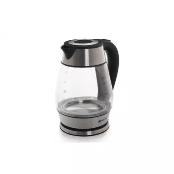 Чайник электрический Vitek VT-7037 1.8л. 2200Вт прозрачный/черный (стекло/металл/пластик)