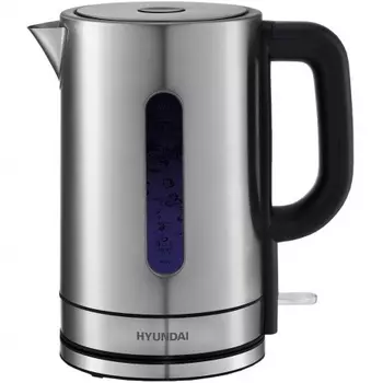 Чайник электрический Hyundai HYK-S2506 1.7л. 2200Вт серебристый (металл)