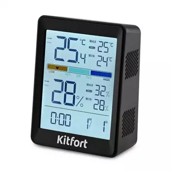Часы с термометром и гигрометром Kitfort КТ-3740