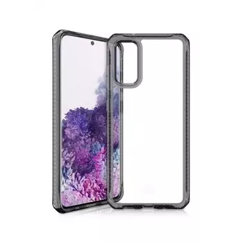 Чехол антибактериальный ITSKINS HYBRID CLEAR для Samsung Galaxy S20 чёрный/прозрачный