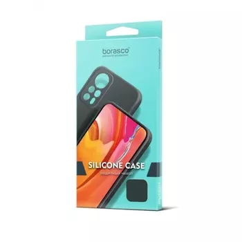 Чехол BoraSCO Silicone Case матовый для Tecno Spark 20 Pro черный