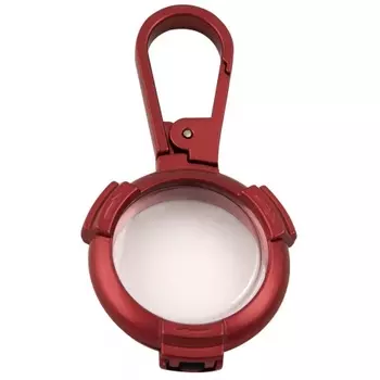 Чехол-брелок Red Line для Airtag металический с карабином, красный УТ000025987