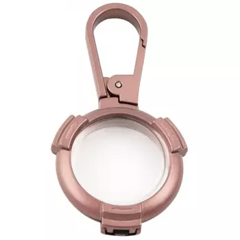 Чехол-брелок Red Line для Airtag металический с карабином, розовый УТ000025988