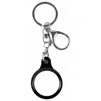 Чехол-брелок Red Line с карабином TPU для AirTag, черный УТ000025894