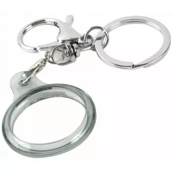 Чехол-брелок Red Line с карабином TPU для AirTag, серый УТ000025896