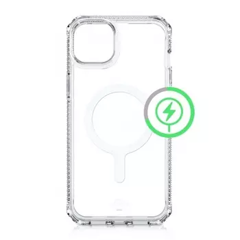 Чехол-накладка ITSKINS HYBRID R CLEAR MagSafe для iPhone 15 /14 (6.1"), прозрачный