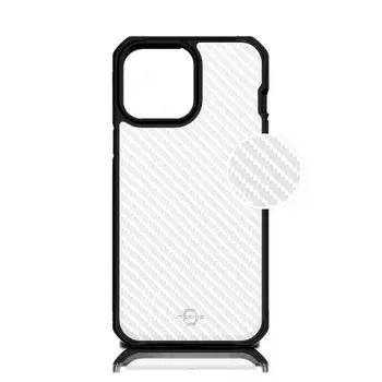 Чехол-накладка ITSKINS HYBRID TEK для iPhone 13 Pro (6.1"), черный/прозрачный