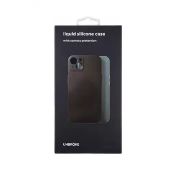 Чехол накладка UNBROKE liquid silicone case для Xiaomi POCO M4 Pro 5G /Note 11T 5G, черная