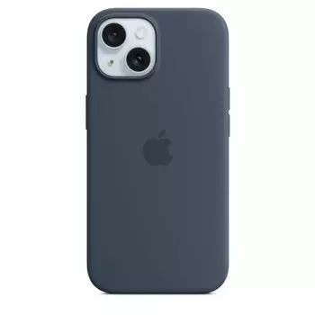 Чехол оригинальный Apple для Iphone 15 Silicone Case - Storme Blue