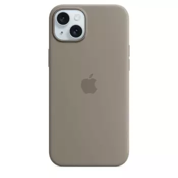 Чехол оригинальный Apple для Iphone 15 Plus Silicone Case - Clay