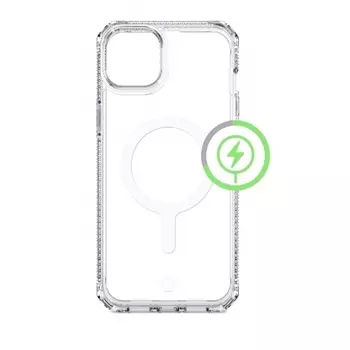 Чехол силиконовый ITSKINS SUPREME R SPARK MagSafe для iPhone 15 Pro, прозрачный