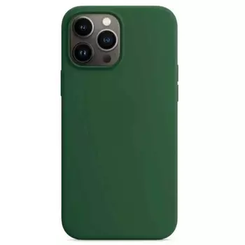 Чехол силиконовый Red Line для iPhone 14 Plus, для MagSafe с микрофиброй, Pine Green