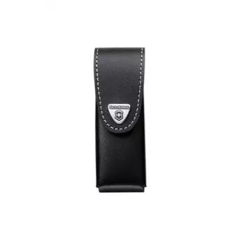 Чехол Victorinox кожаный черный, на липучке