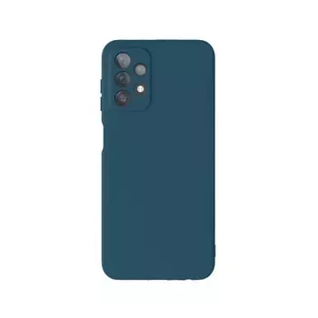 Чехол защитный VLP Silicone case для Samsung Galaxy A13 4G, темно-синий