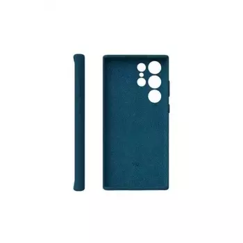 Чехол защитный VLP Silicone Case для Samsung Galaxy S23Ultra, темно-синий отличное состояние
