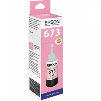 Чернила Epson 673 C13T673698 (аналог C13T67364A) светло-пурпурный 70мл для Epson L800/L810/L850/L1800
