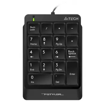 Числовой блок A4Tech Fstyler FK13P черный
