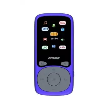 Цифровой плеер Digma B4 8Gb Blue