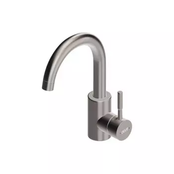 D3002101SS Logic смеситель для умывальника поворотный, нержавеющая сталь