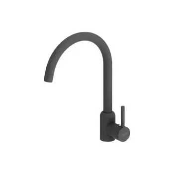 D3007022 Logic кухонный смеситель поворотный, черный