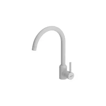 D3007033 Logic кухонный смеситель поворотный, белый