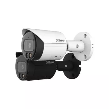 DAHUA DH-IPC-HFW2249SP-S-IL-0360B Уличная цилиндрическая IP-видеокамера SmartDualLight 2Мп, 1/2.8” CMOS, объектив 3.6мм, видеоаналитика, микрофон, ИК 30м, LED 30м, IP67, металл