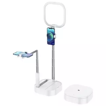 Держатель настольный Usams US-ZB240 для смартфона, телескопический, белый (ZB24001)