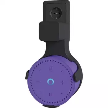 Держатель Red Line с креплением в розетку для станции Яндекс лайт, черный