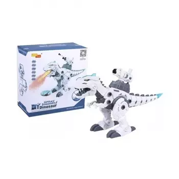 Динозавр на РУ (свет,звук,пар) с проектором в коробке сборный,стреляет,ходит 68501 хорошее состояние