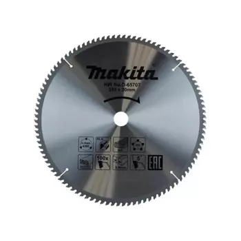 Диск пильный по алюм./дер./плас. Makita D-65707 d=355мм d(посад.)=30мм (циркулярные пилы) (упак.:1шт)