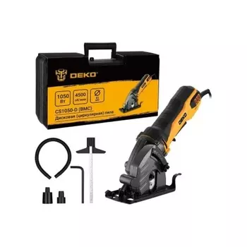 Дисковая (циркулярная) пила DEKO CS1050-D в кейсе, 1050Вт, 85мм диск