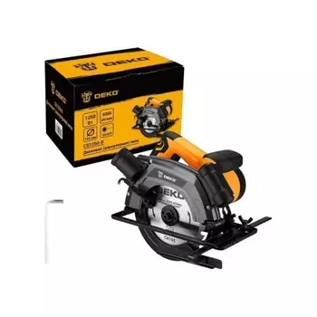 Дисковая (циркулярная) пила DEKO CS1250-D, 1250Вт, 165мм диск