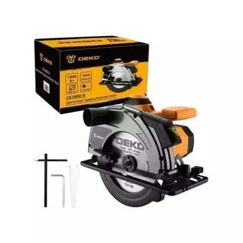 Дисковая (циркулярная) пила DEKO CS1800-D, 1800Вт, 190мм диск