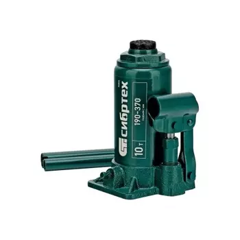 Домкрат гидравлический бутылочный, 10 т, 190-370 мм// Сибртех