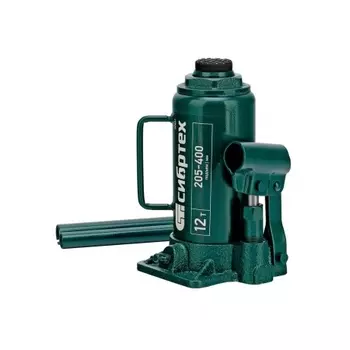 Домкрат гидравлический бутылочный, 12 т, 205-400 мм// Сибртех