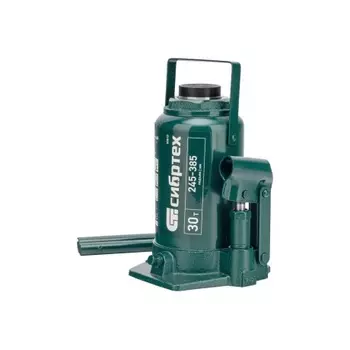 Домкрат гидравлический бутылочный, 30 т, 245-385 мм// Сибртех