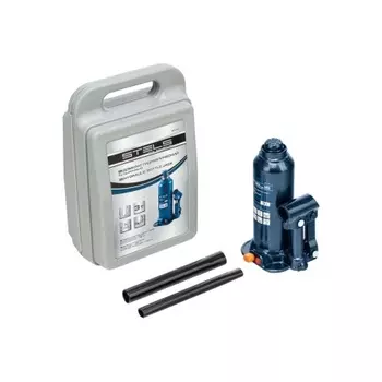 Домкрат гидравлический бутылочный, 3 т, h подъема 188-363 мм, в пласт. кейсе// Stels