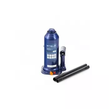 Домкрат гидравлический бутылочный, 5 т, h подъема 207-404 мм, в пласт. кейсе// Stels