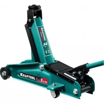 Домкрат подкатной KRAFTOOL RIGID, 2.2т, 130-375 мм, с увеличенным подъемом (43452-2)